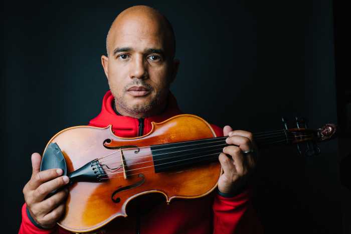 Haitian American violinist and composer Daniel Bernard Roumain.