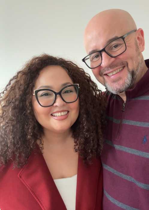 Gloribelle Perez and her husband, Walid Mrabet, co-founders of Harissa Hot Honey.