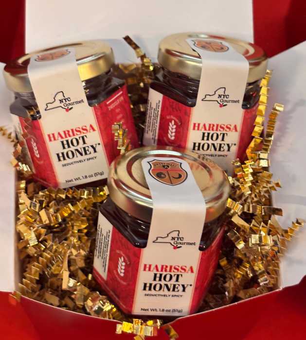 The product label, designed by the founders, reflects the fusion of North African and Caribbean culinary traditions.