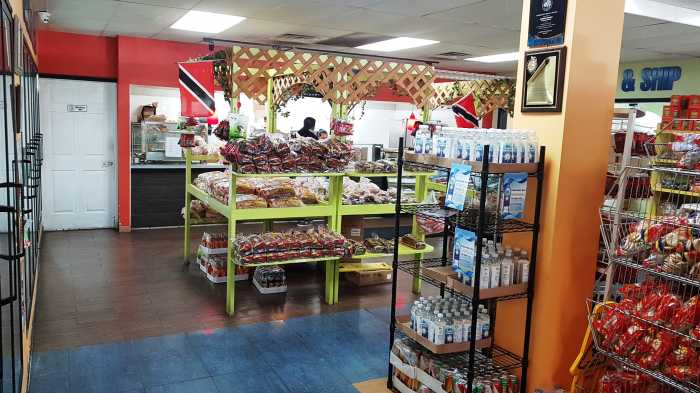 The Bread and Bun section at Sam’s Caribbean Marketplace.