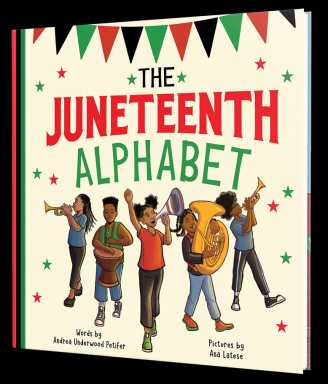 Book cover of “The Junteenth Alphabet.”