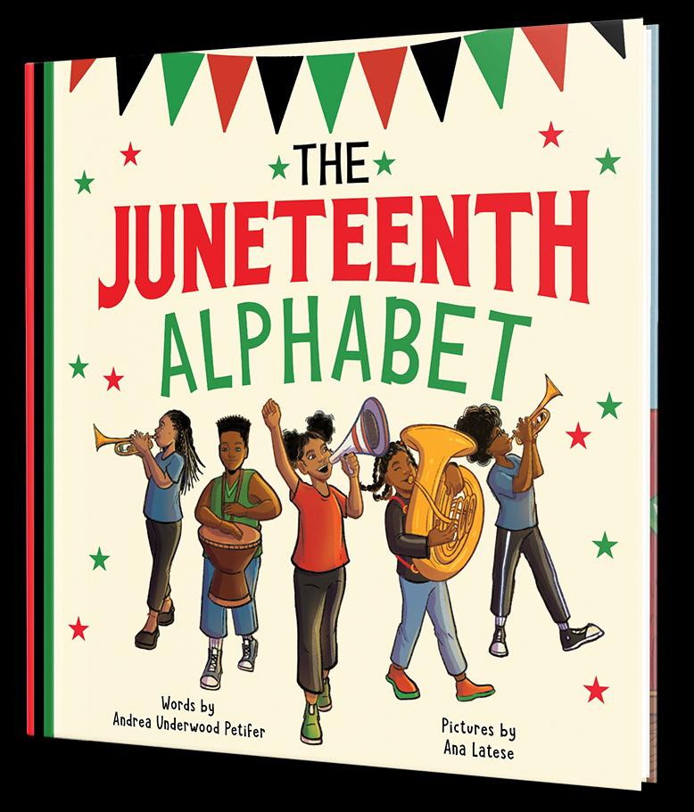 Book cover of “The Junteenth Alphabet.”