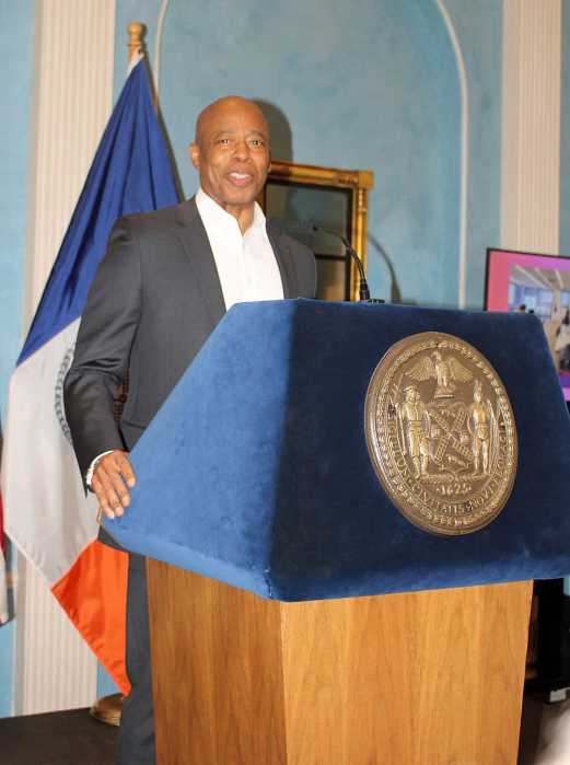 Mayor Eric Adams.
