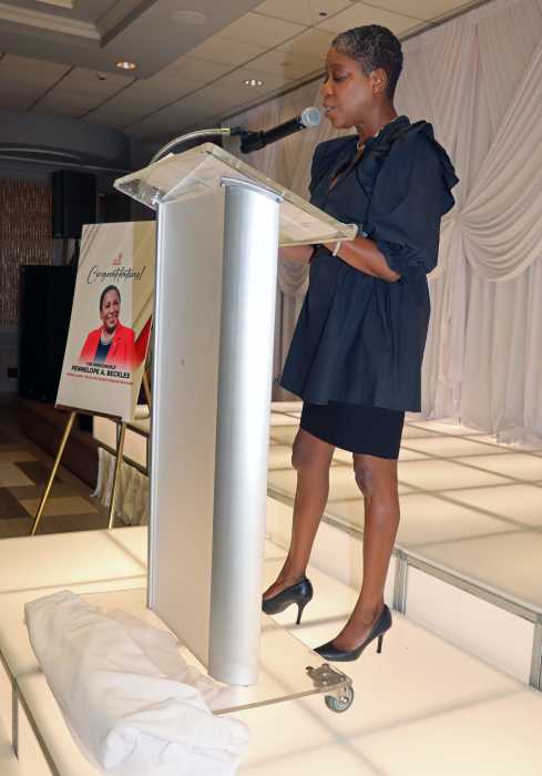 New York State Sen. Siela A. Bynoe, a first-generation Caribbean-American, who chairs the Senate Standing Committee on Libraries, urges patrons to contribute to the Fund.