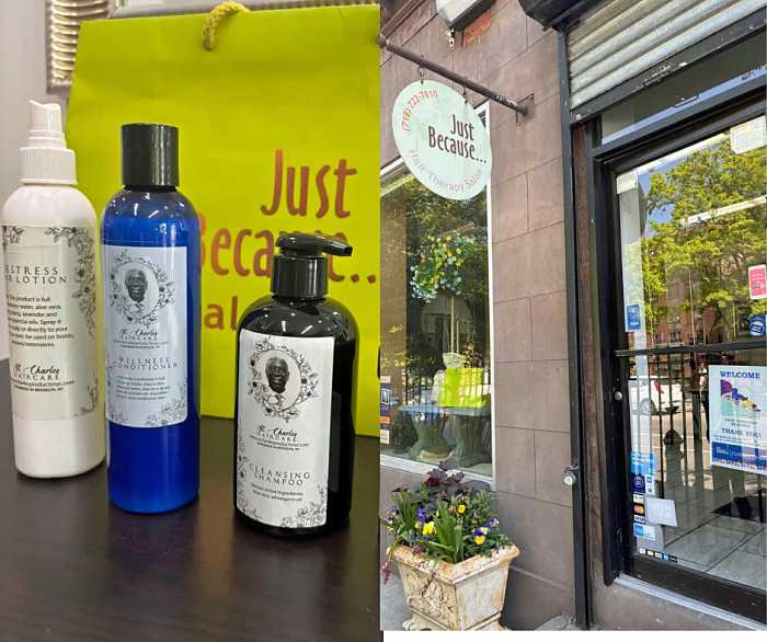 Thomas created an all-natural hair care line, St. Charles, named after her late father, and developed to support healthy hair and self-care beyond the salon.