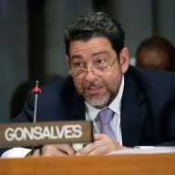 St. Vincent and the Grenadines Prime Minister Dr. Ralph E. Gonsalves.