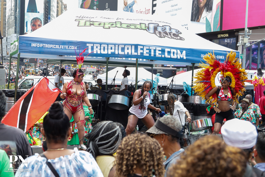Massive Caribbean Pop-Up Carnival in Times Square draws out thousands