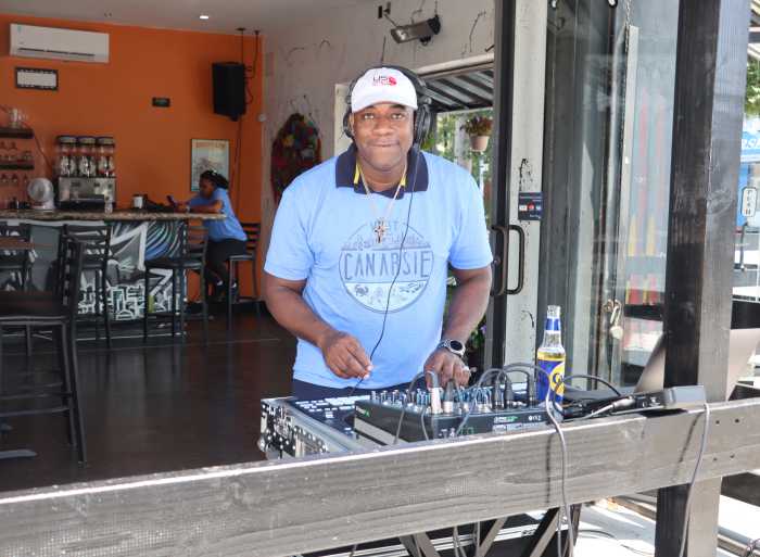 Trinidadian DJ Venomous 1 of Legendary Supreme Team spins Caribbean vibes.