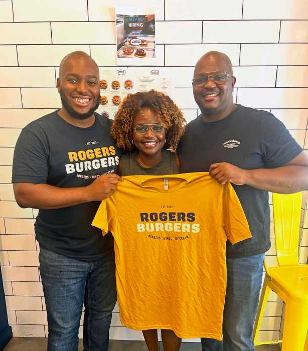 From left, Co-owner Jonathan Pierre, Karin Jean Pierre, and Co-owner Josue Pierre.