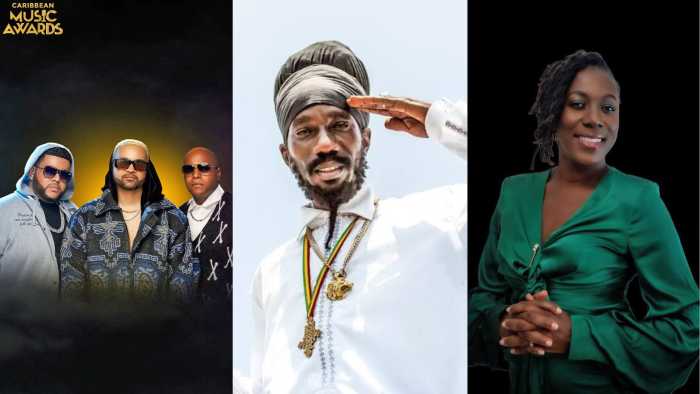 From left, Carimi, Sizzla, and Shirley Ann Cyril-Mayers.
