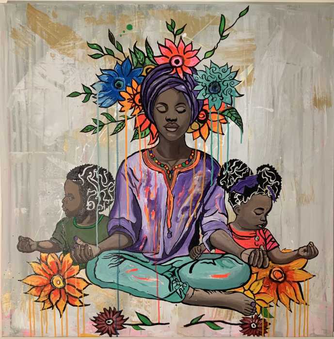 Uncutt Art - “A Mother's Love.”