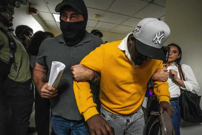 ICE agent detains immigrant during Trump immigration crackdown