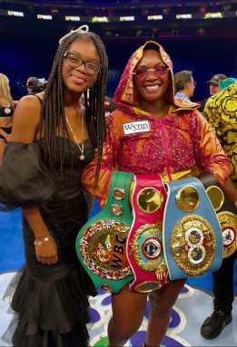Jazmin Headley and Claressa Shields.