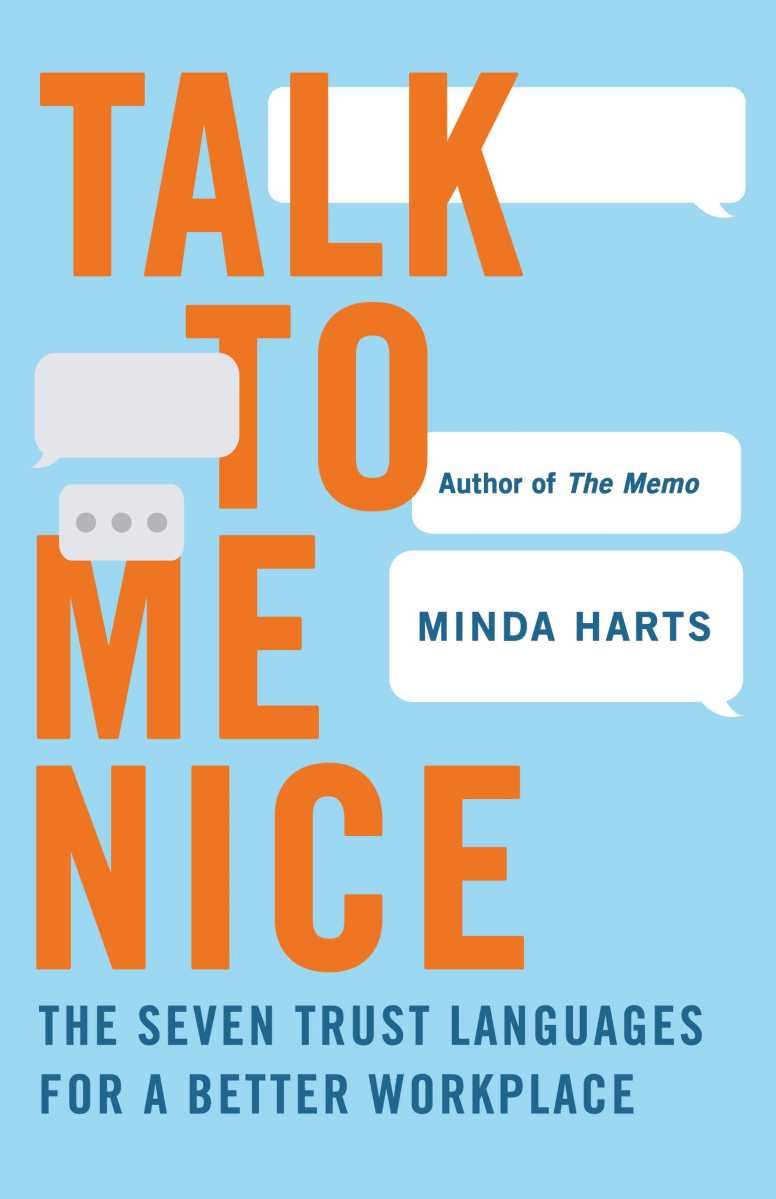 Book cover of “Talk To Me Nicely” by Minda Harts.
