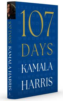Cover of “107 Days” by Kamala Harris.