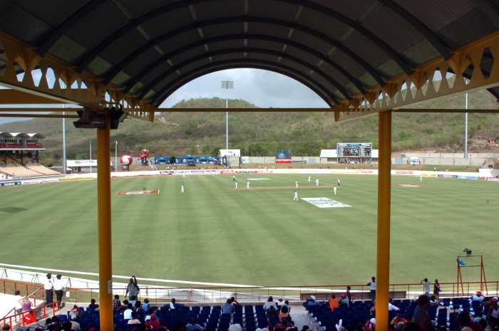 the St. Lucia Cricket Ground