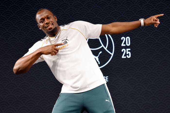 Jamaica's Sport Minister Olivia Grange is satisfied with the mounting of the statue of legendary sprinter Usain Bolt at Falmouth's historic Water Square