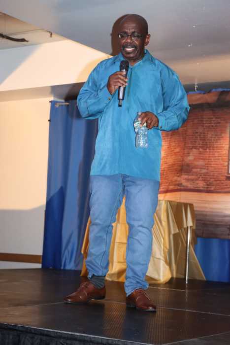 Earl "Ole George" Daniel in a Stand-Up act.