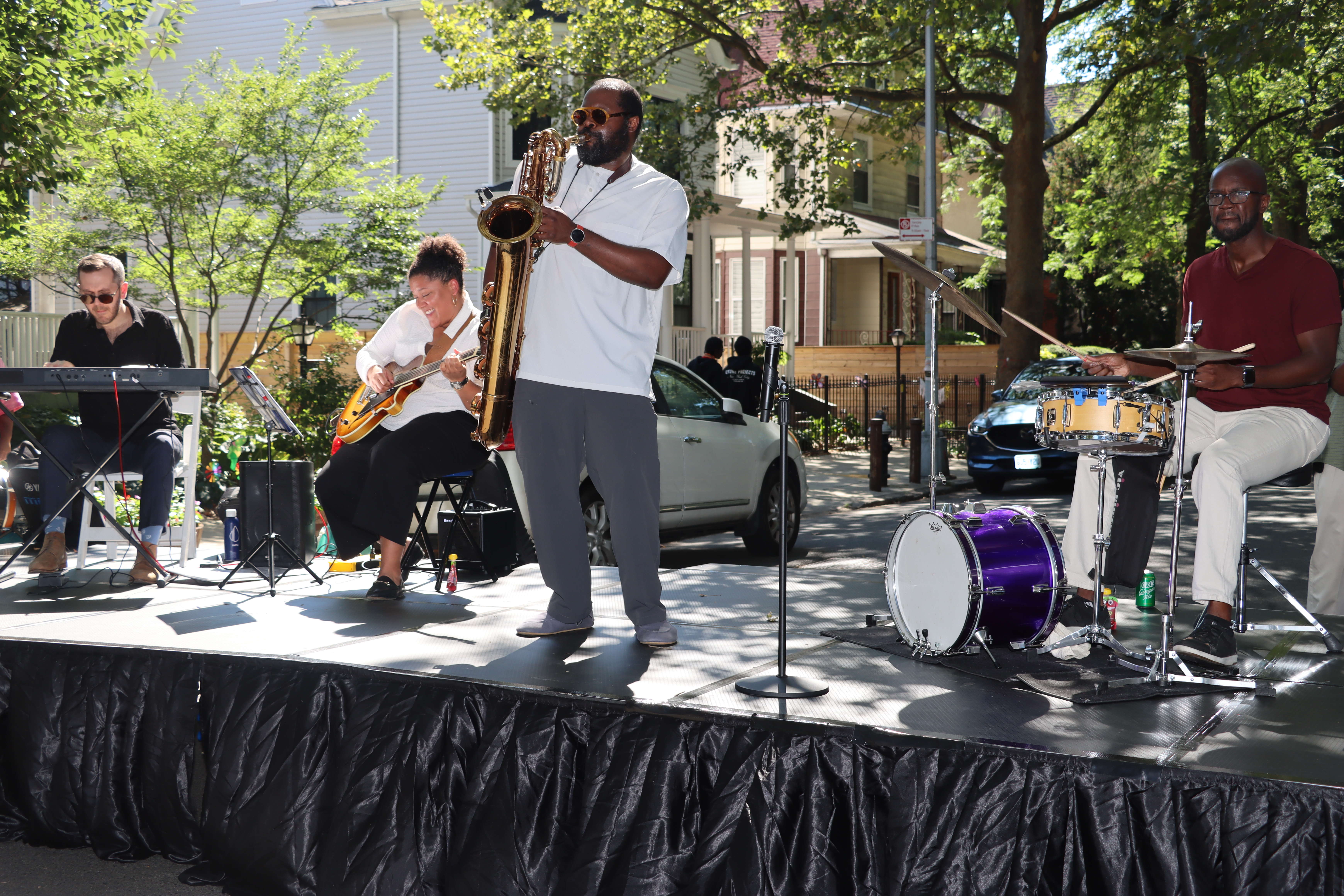 Saxophonist Jason Marshall leads the Jason Marshall Quartet
