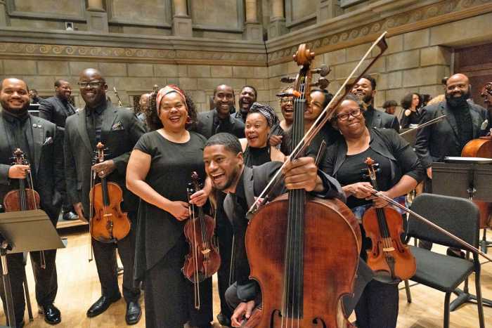 Members of the Gateways Music Festival Orchestra.