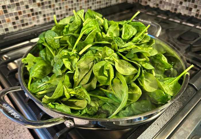 Jamaican Callaloo with Baby Spinach