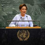 Kamla Persad-Bissessar, Prime Minister of the Republic of Trinidad and Tobago, addresses the general debate of the General Assembly's 80th session on Sept. 26, 2025.