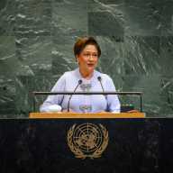 Kamla Persad-Bissessar, Prime Minister of the Republic of Trinidad and Tobago, addresses the general debate of the General Assembly's 80th session on Sept. 26, 2025.