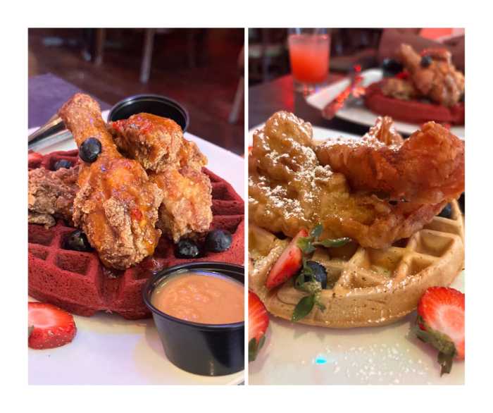 A spread of Caribbean and Asian-inspired dishes is served at CZEN Restaurant in Brooklyn.