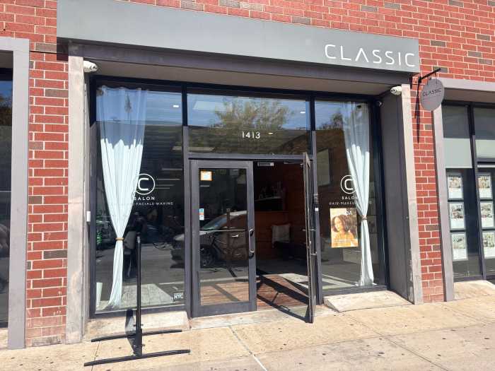 Classic Beauty Salon is located at 1413 Fulton St, Brooklyn.