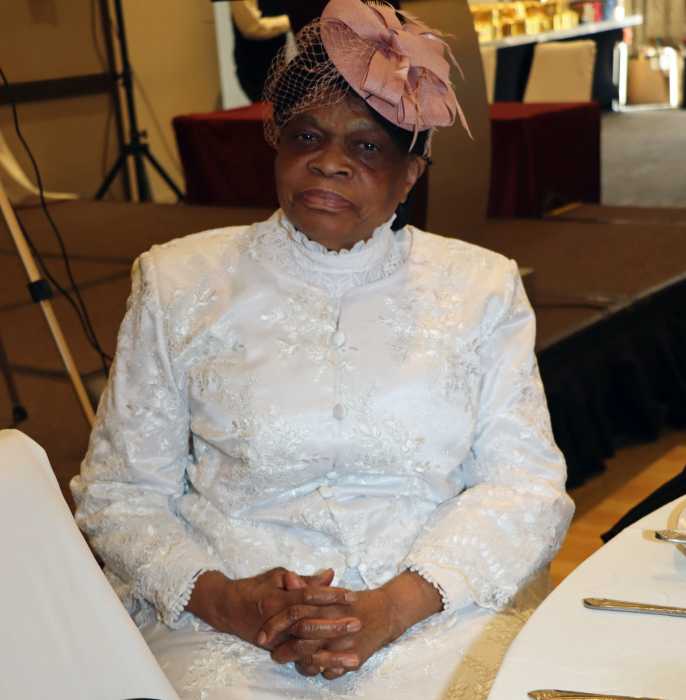 Pastor Neithe E. Soleyn takes in the adulation.