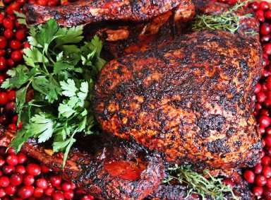 Incredible Smoked Jerk Turkey recipe.