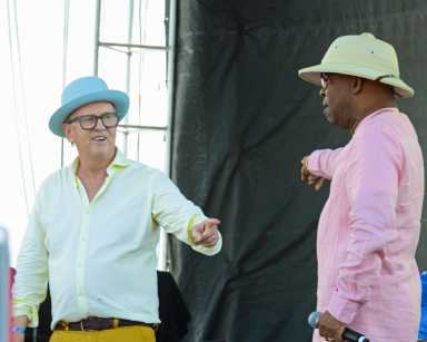 David Rodigan and Barry G at Groovin 2019.