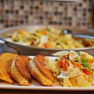 Jamaican Inspired Roasted and Fried Breadfruit recipe.