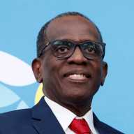 St. Lucia's Prime Minister Philip J. Pierre attends the Canada-CARICOM Summit in Ottawa, Ontario, Canada October 18, 2023.