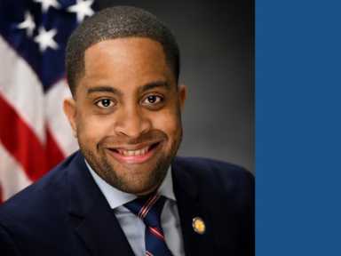 State Senator Zellnor Y. Myrie.
