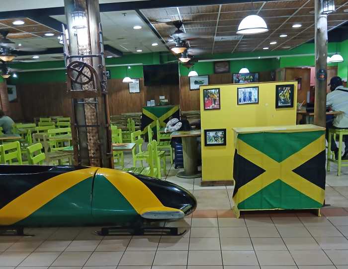 One of the restaurants inside the Sangster's International Airport in Montego Bay, Jamaica.