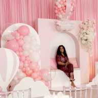 Denise Grant, owner of Hactac Events, works inside her Belleville, N.J., production studio, where she brings large-scale floral and event designs to life for clients across the region.