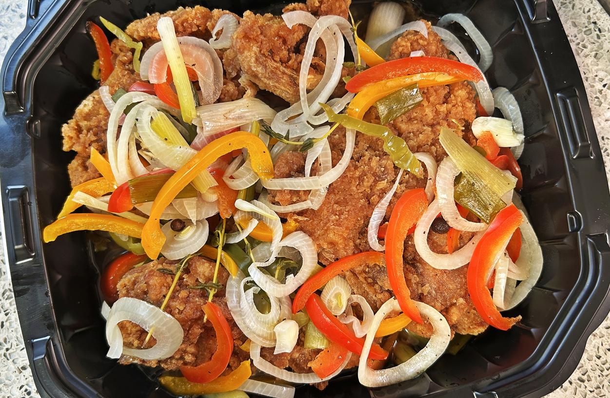 Easy Jamaican Escovitch Chicken recipe.