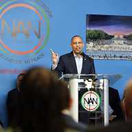 Hakeem Jeffries at National Action Network's MLK Day Public Policy Forum.