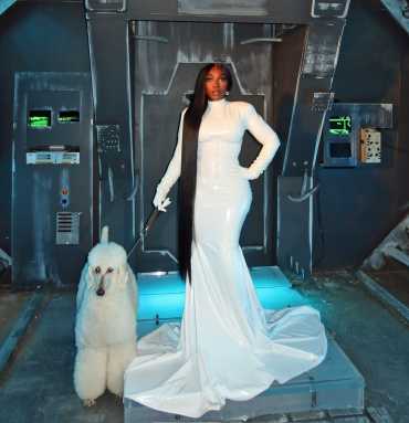 Jamaican dancehall recording artist, singer, and songwriter Spice.