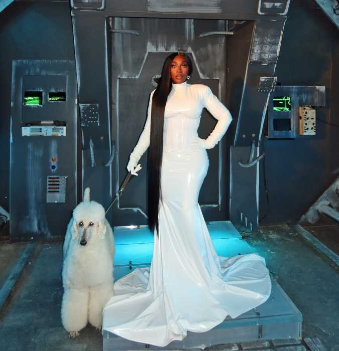 Jamaican dancehall recording artist, singer, and songwriter Spice.