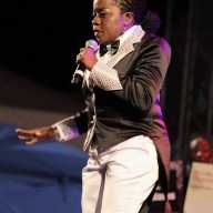 Michelle Henry performs.