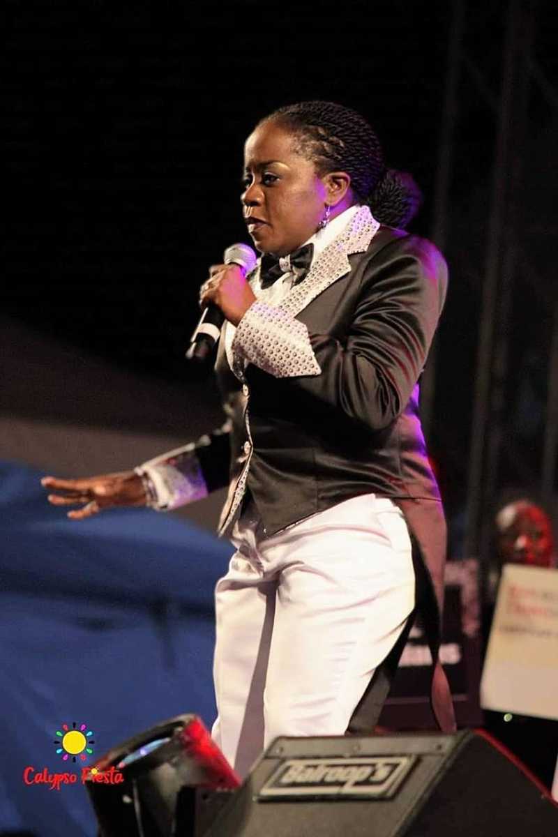 Michelle Henry performs.