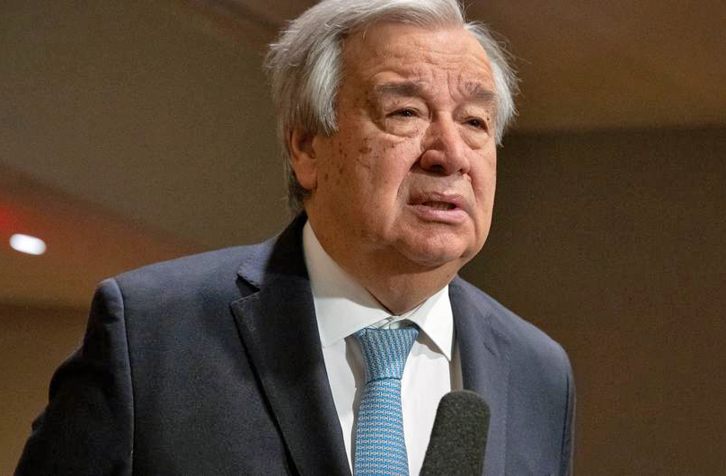 UN Secretary-General António Guterres.