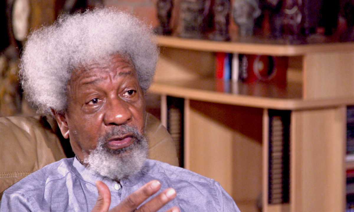 Nobel Laureate Wole Soyinka in Toyin Ibrahim Adeyeke's “Bigger Than Africa.”