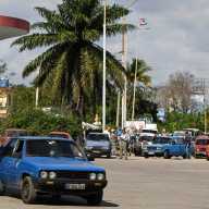 A driver fills up his tank at a gas station with gasoline as Cuban President Miguel Diaz-Canel announces his government will roll out a plan in the next week to confront fuel shortages as the U.S. moves to block the supply of oil, in Havana, Cuba Feb. 5, 2026.