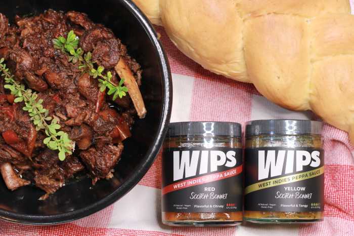 West Indies Peppa Sauce (WIPS) is a vegan, gluten-free sauce made with a short list of ingredients and is designed to pair easily with a wide range of dishes.