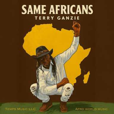 Album cover of Terry Ganzie’s “Same Africans.”