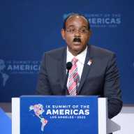 Gaston Browne, prime minister of Antigua and Barbuda, seeks greater cooperation among middle and small nations.