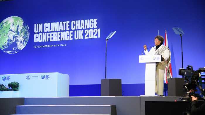 Barbados' Mia Amor Mottley was elected the 8th prime minister of Barbados in 2018.